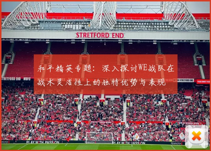 和平精英专题：深入探讨WE战队在战术灵活性上的独特优势与表现