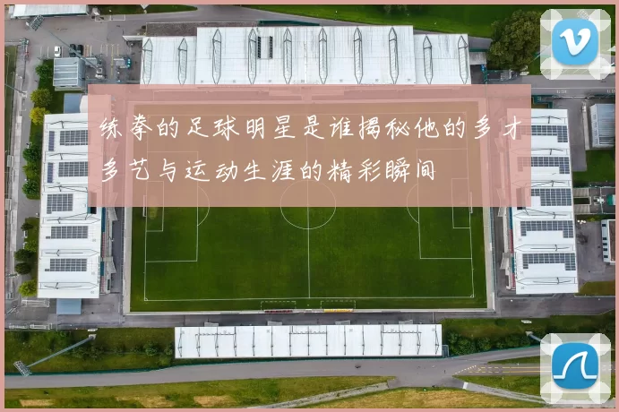 练拳的足球明星是谁揭秘他的多才多艺与运动生涯的精彩瞬间