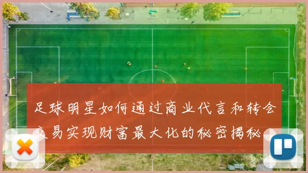 足球明星如何通过商业代言和转会交易实现财富最大化的秘密揭秘
