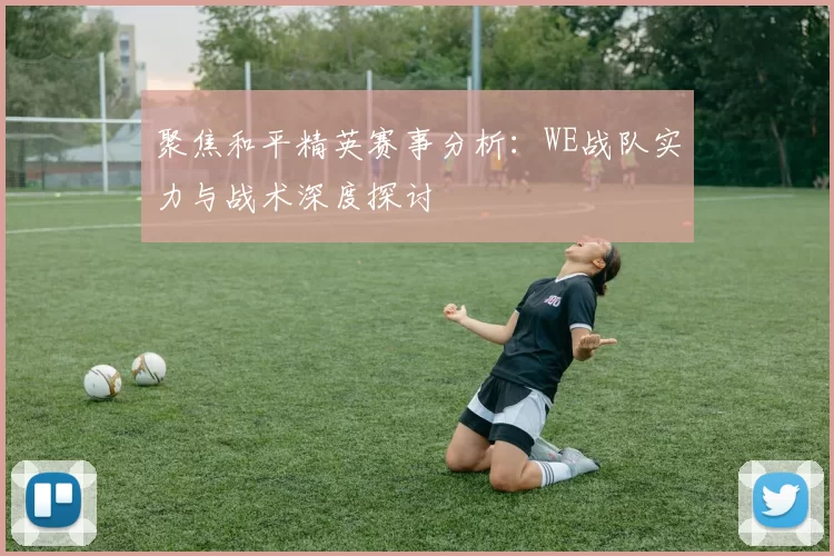聚焦和平精英赛事分析：WE战队实力与战术深度探讨